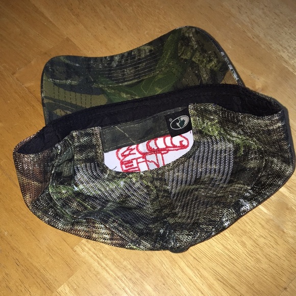 Mossy oak Camo Power Bully camouflage hat adjustable back strap 6 panel cap - Picture 4 of 9